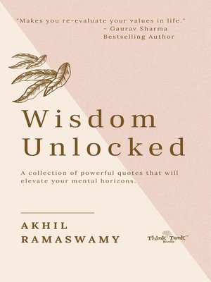cover image of Wisdom Unlocked
